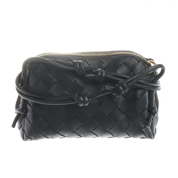 Borsa a cinture a tracolla, in Nero, Pelle, Bottega Veneta