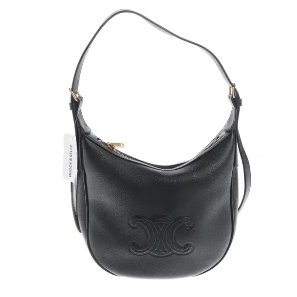 Schultertasche, in Schwarz, Leder, Céline