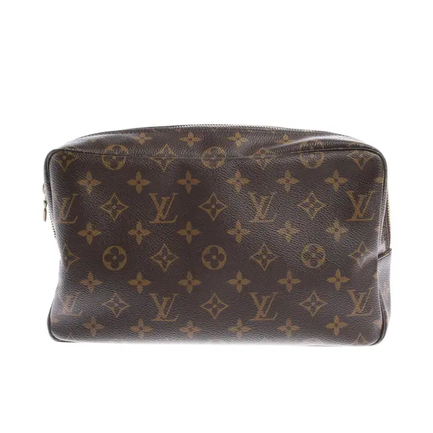 Borsa per cosmetici, in Marrone scuro, Pelle, Louis Vuitton