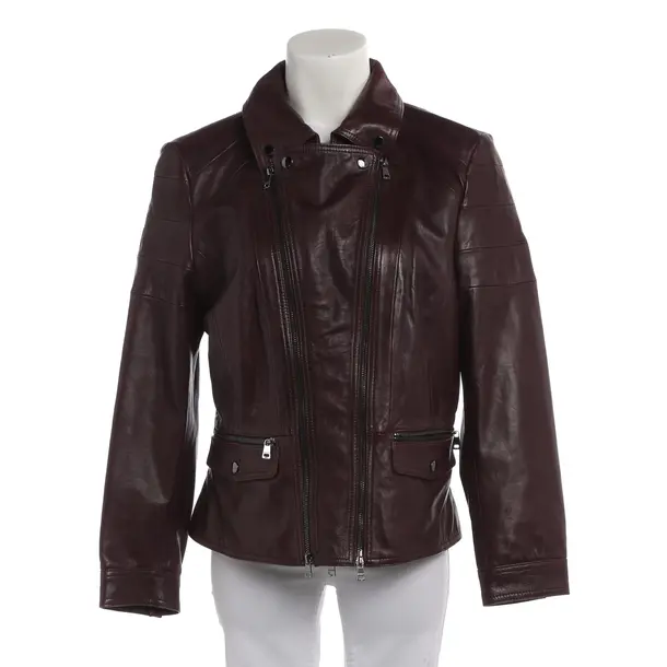 LeatherJacket in Purple, Leather, Marc Cain