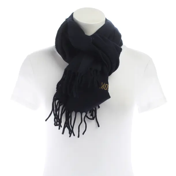 Scarf in Blue, Wool, Moschino