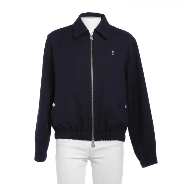 Übergangsjacke in Blau, Wolle, Ami Paris
