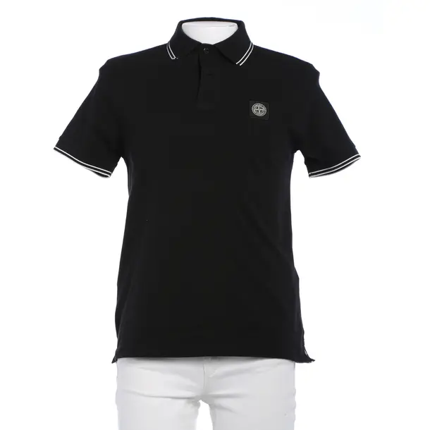 Polo Shirt in Black, Cotton, Stone Island