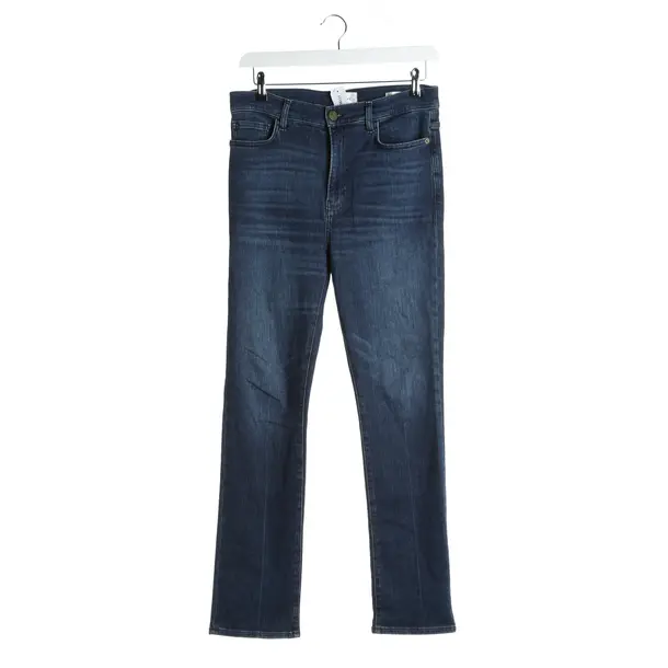 Straight Fit Jeans, in Blue, Cotton, Frame