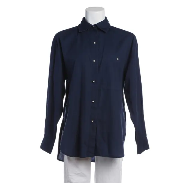 Blouse in Blue, Cotton, Maje