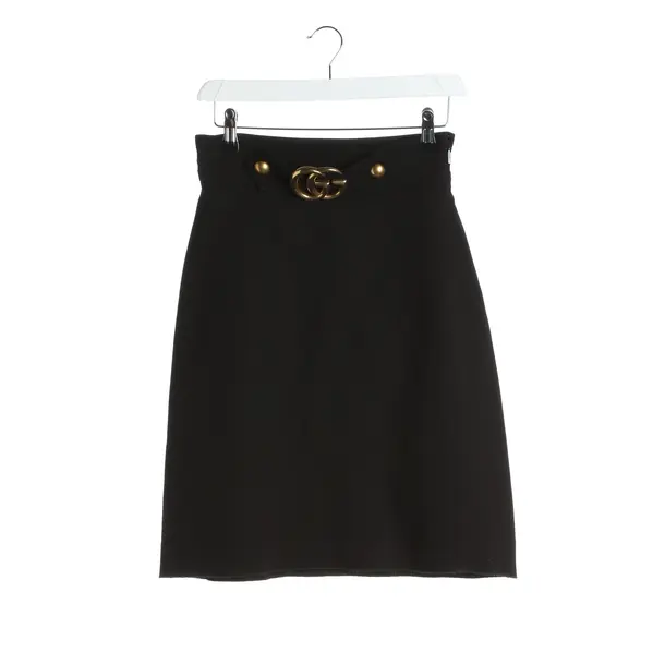 Rock in Schwarz, Wolle, Gucci