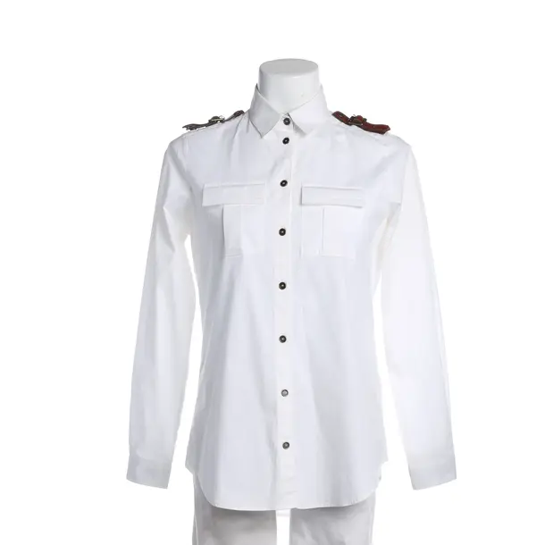 Bluse in Weiß, Baumwolle, Burberry Brit