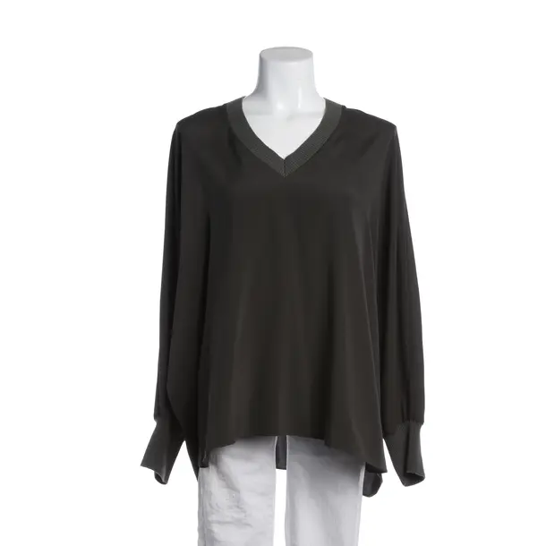 Blouse in Gray, Silk, Herzensangelegenheit