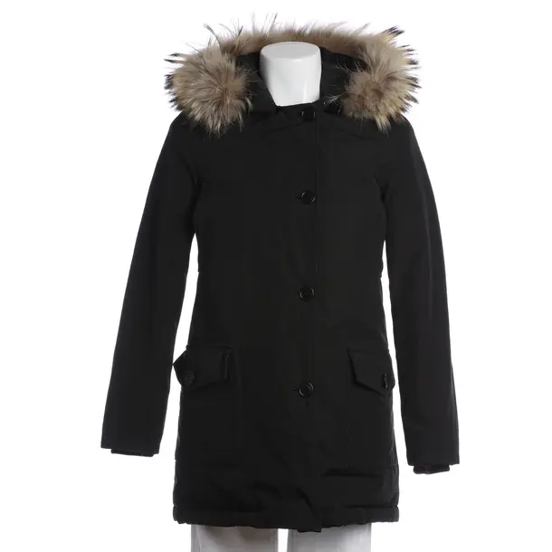 Winter Jacket in Black, Cotton, Woolrich