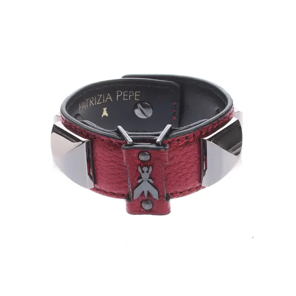 Armband in Rot, Leder, Patrizia Pepe