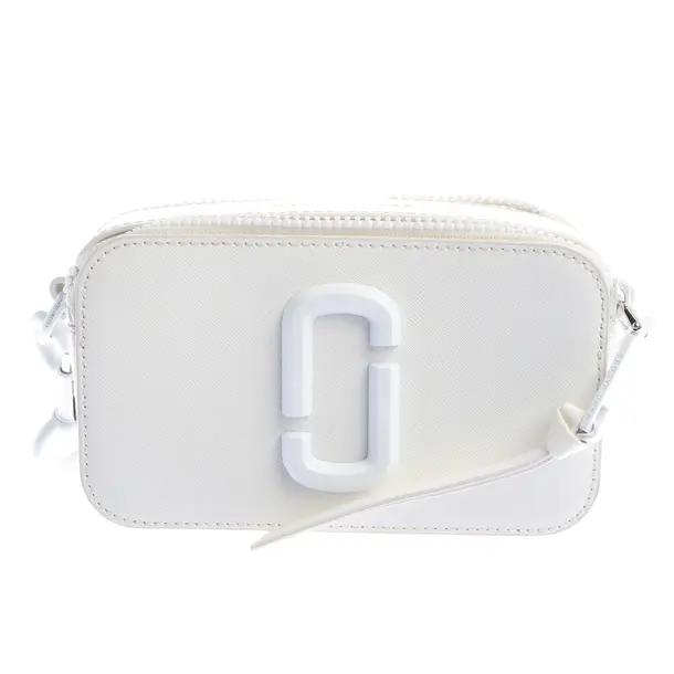 Schultertasche, in Weiß, Leder, Marc Jacobs