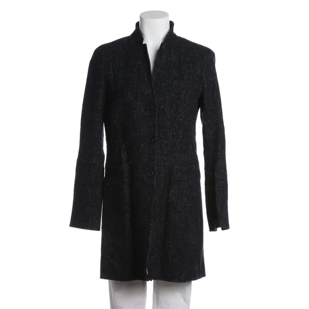 Mid-Season Coat in Blue, Wool, Windsor