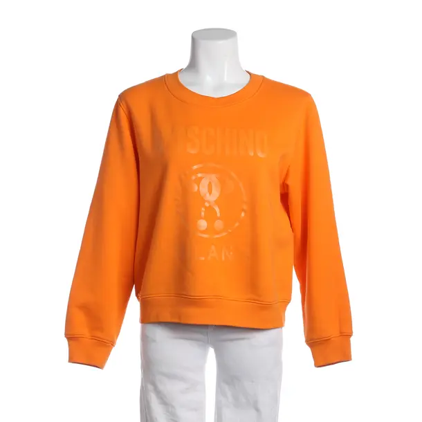 Sweatshirt in Orange, Cotton, Moschino