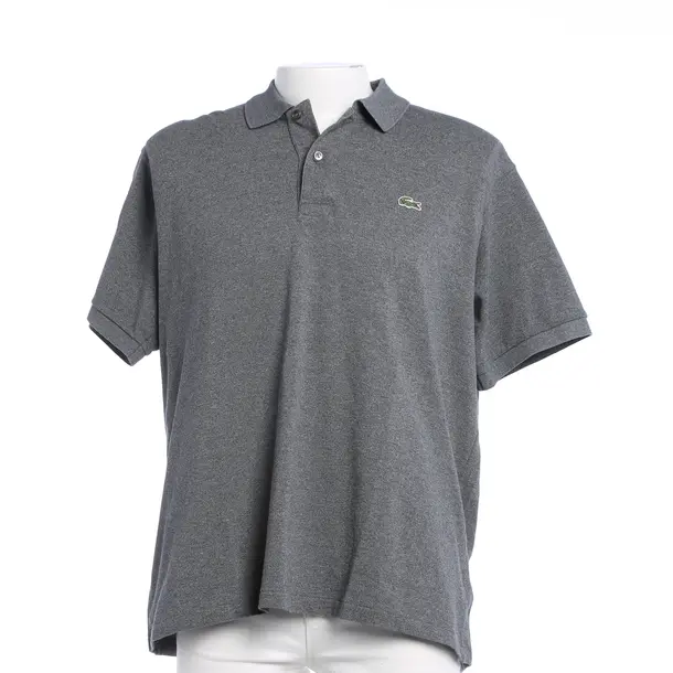Poloshirt, in Grau, Baumwolle, Lacoste