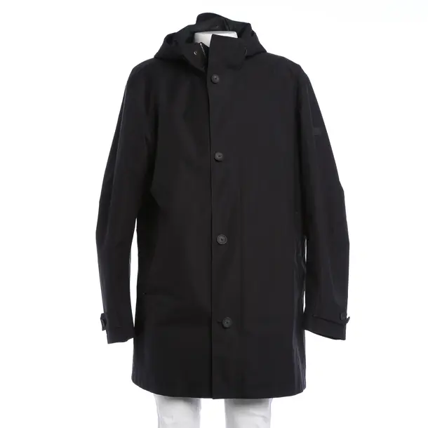 Overcoat in Black, Polyester, Zegna