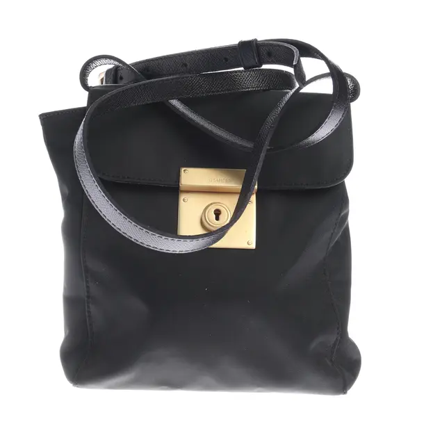 Shoulder Bag in Black, Polyamide, Jil Sander