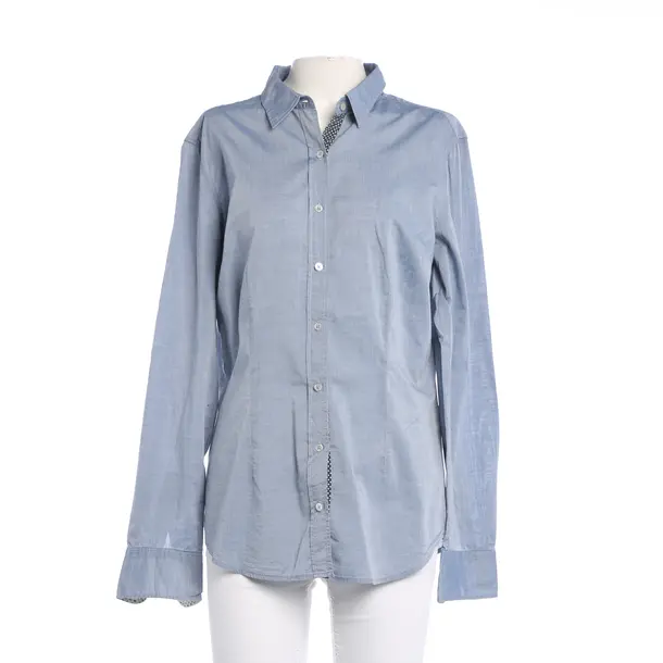 Camicetta, in Azzurro, Cotone, Italia