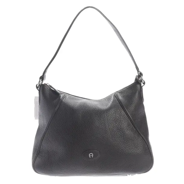 Shoulder Bag, in Dark Brown, Leather, Aigner