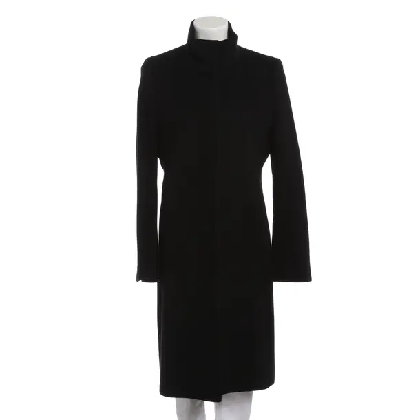 Winter Coat, in Black, Wool, Strenesse