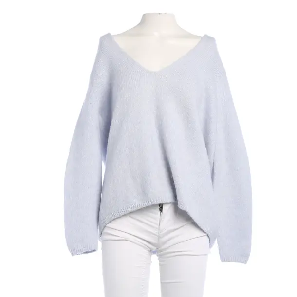 Jumper in Blue, Wool, Closed