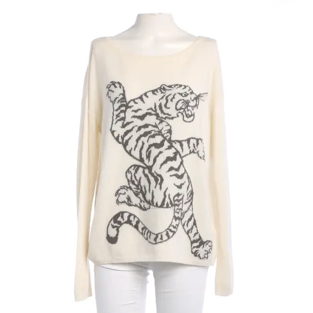 Jumper in White, Wool, Juvia