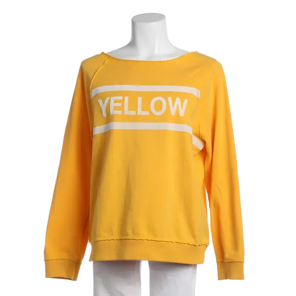 Sweatshirt in Yellow, Cotton, Juvia