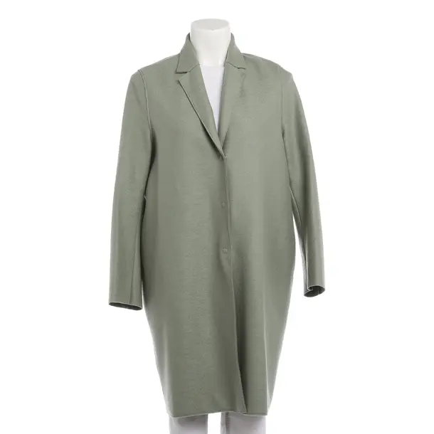 Cappotto mezza stagione, in Verde oliva, Lana, Harris Wharf Londra