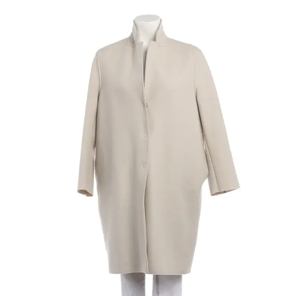 Cappotto mezza stagione, in Grigio chiaro, Lana, Harris Wharf Londra