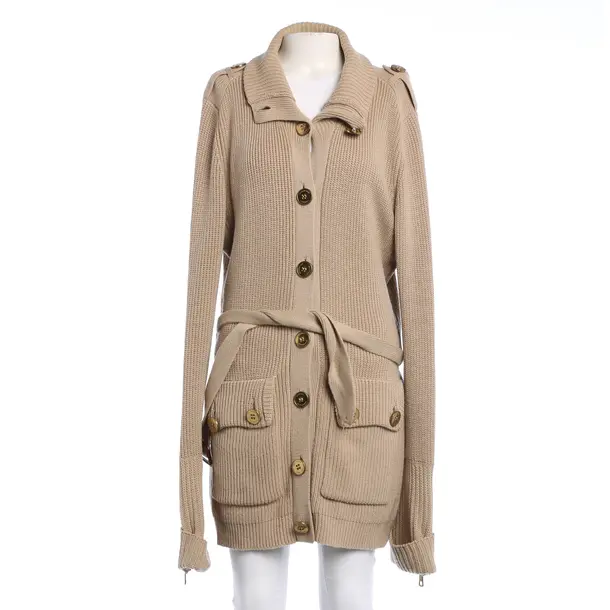 Strickjacke, in Hellbraun, Baumwolle, Burberry London