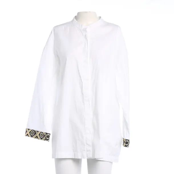 Bluse, in Weiß, Baumwolle, Max Mara