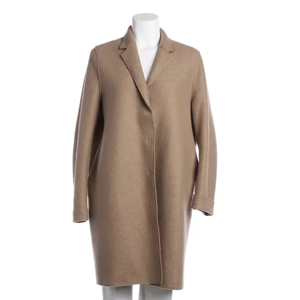 Mid-Season Coat, in Camel, Wool, Harris Wharf London
