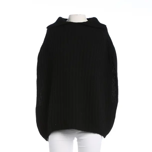 Sweater Vest, in Black, Wool, Hemisphere