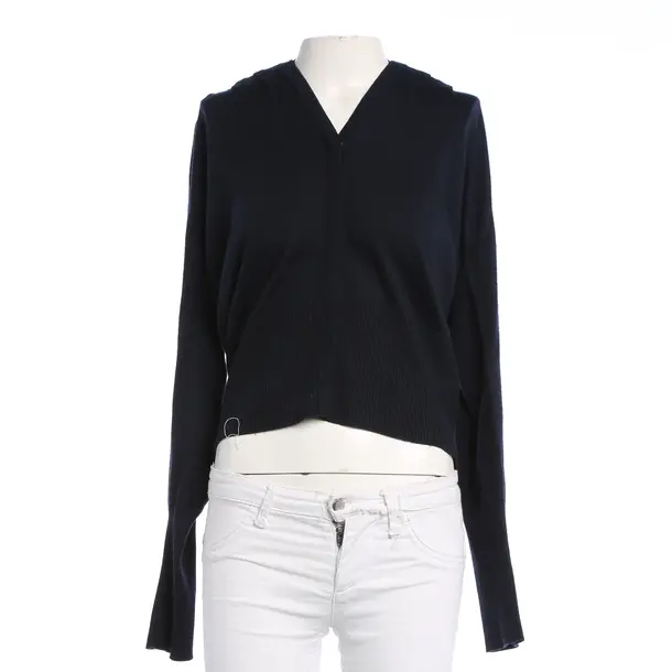 Cardigan, in Navy, Cotton, Steffen Schraut