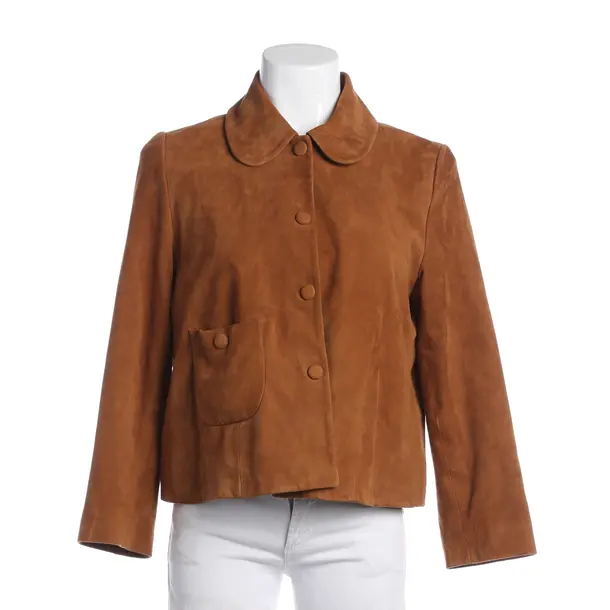 LeatherJacket, in Light Brown, Leather, Ba&sh