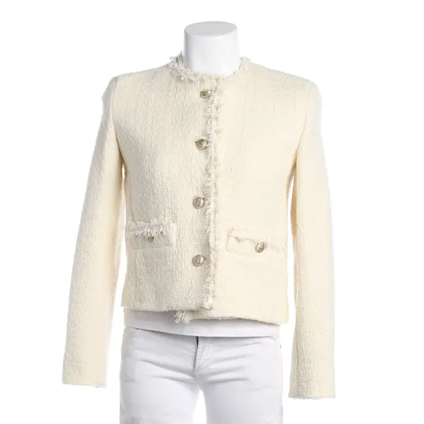 Übergangsjacke, in Cream, Wolle, Max Mara