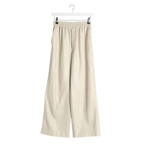 Pantaloni, in Beige, Poliuretano, Nanushka