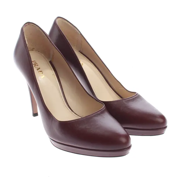 Pumps, in Bordeaux, Prada