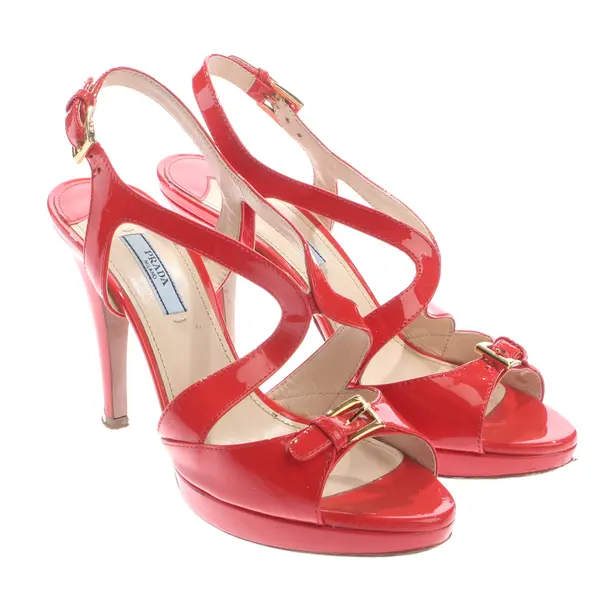 Sandali, in Rosso, Prada
