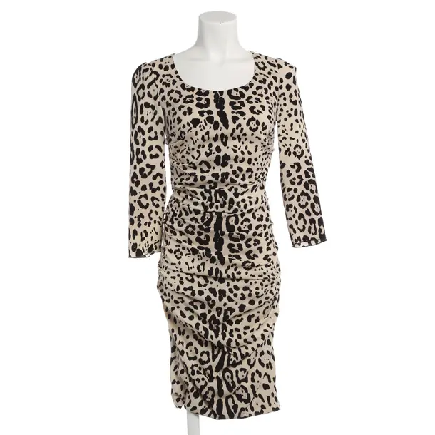 Dress, in Beige, Silk, Dolce & Gabbana