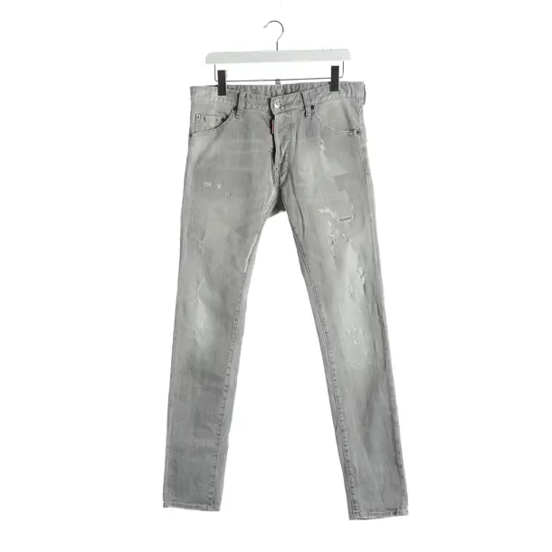Slim Fit Jeans, in Light Gray, Cotton, Dsquared