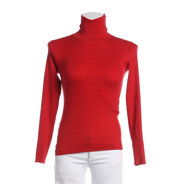 Long Sleeve Shirt, in Red, Cotton, Marc Cain Sports
