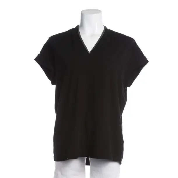 Shirt, in Schwarz, Baumwolle, Brunello Cucinelli