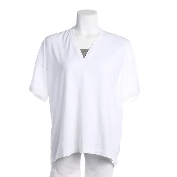 Shirt, in Weiß, Baumwolle, Brunello Cucinelli