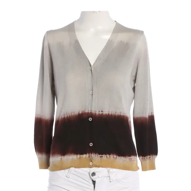 Strickjacke, in Beige, Wolle, Prada