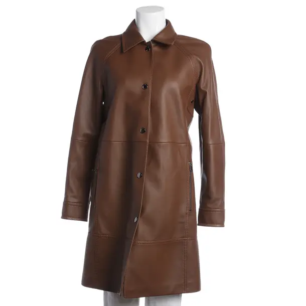 Leather Coat, in Brown, Leather, Bogner
