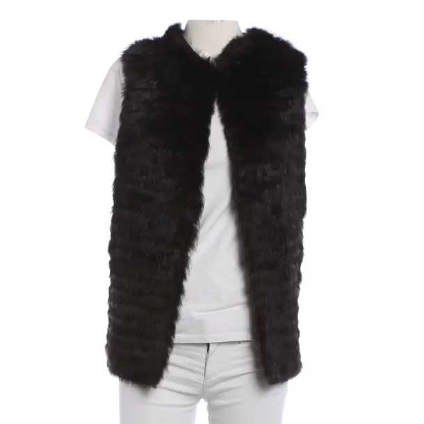 Vest, in Gray, Wool, Allude