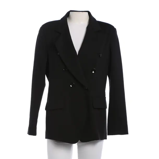 Blazer, in Black, Viscose, Sem Per Lei.