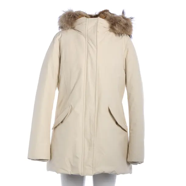 Winterjacke, in Cream, Baumwolle, Woolrich