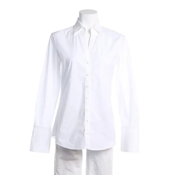 Blouse, in White, Cotton, Strenesse