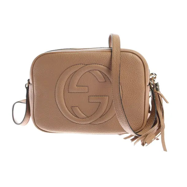 Umhängetasche, in Braun, Leder, Gucci